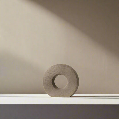Donut-Shaped Ceramic Vase- Minimalist Nordic Decor