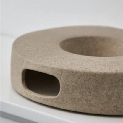 Donut-Shaped Ceramic Vase- Minimalist Nordic Decor